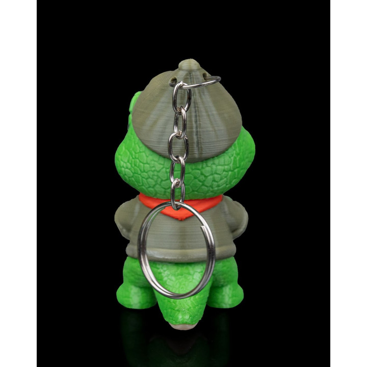 Porte-Clés Scout T-Rex – Figurine Dinosaure Explorateur