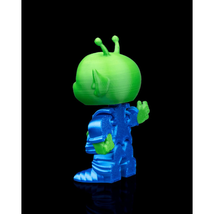 Dr. Blib – Figurine Porte-Clés Alien Souriant | Made In Occitanie