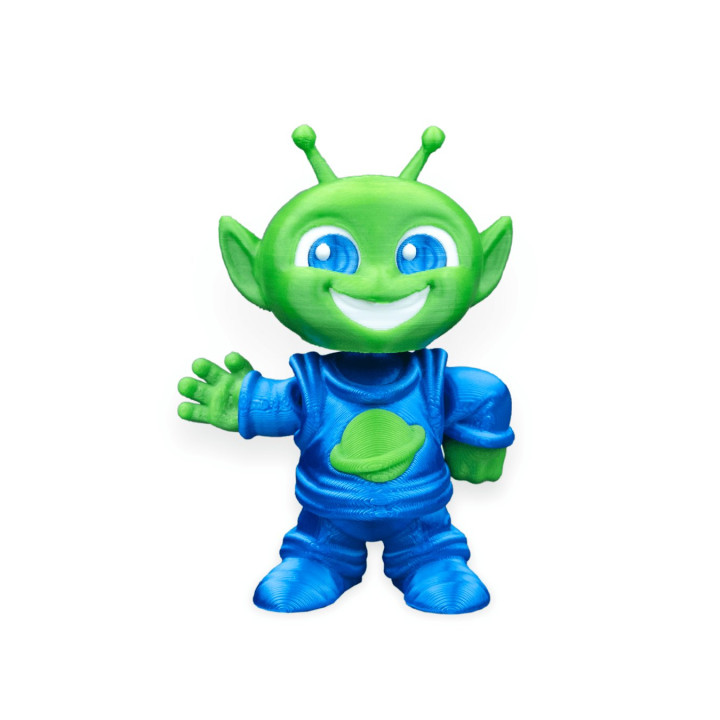 Dr. Blib – Figurine Porte-Clés Alien Souriant | Made In Occitanie