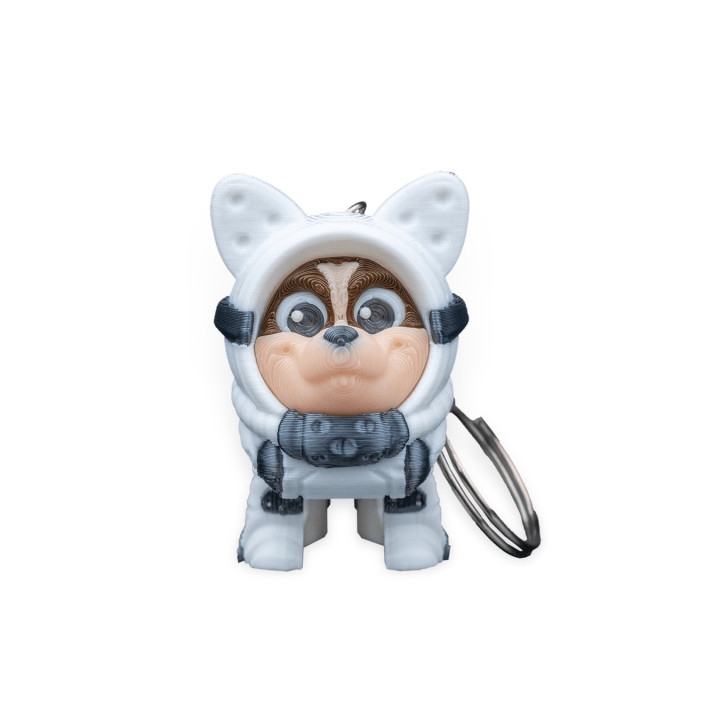 Astro Le Chien Cosmonaute – Porte-Clés Figurine