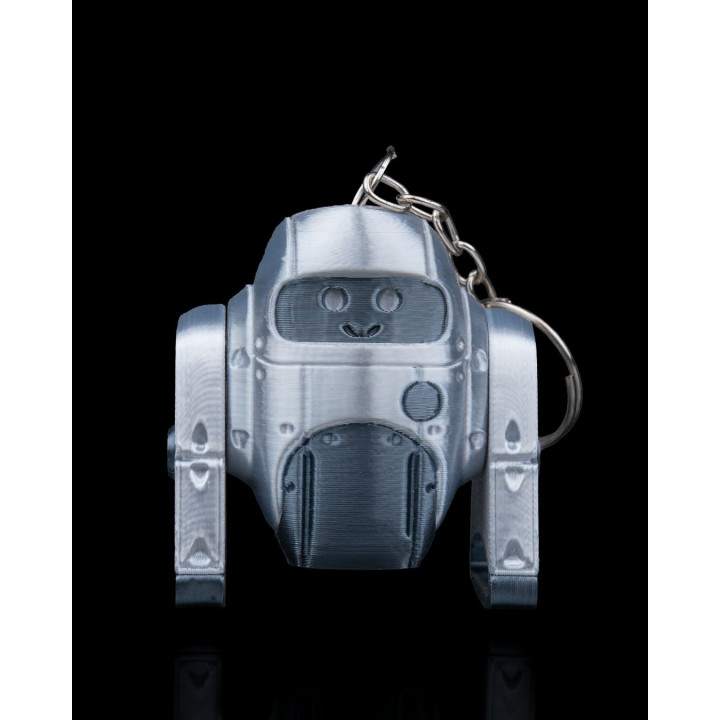 Porte-Clés Robot Rover W1 — Figurine Sifflet Articulée