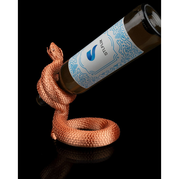 Vino Viper – Porte-Bouteille Serpent Décoratif