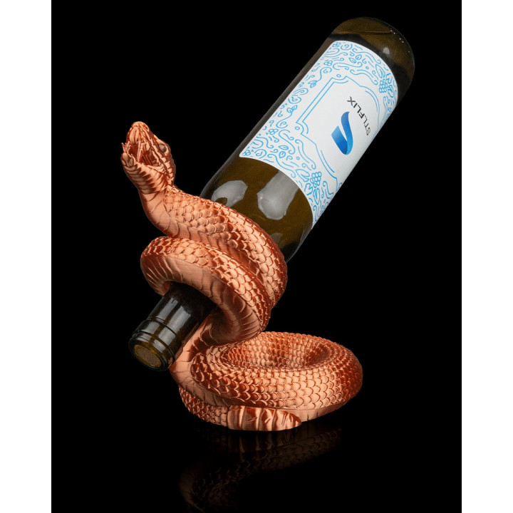 Vino Viper – Porte-Bouteille Serpent Décoratif