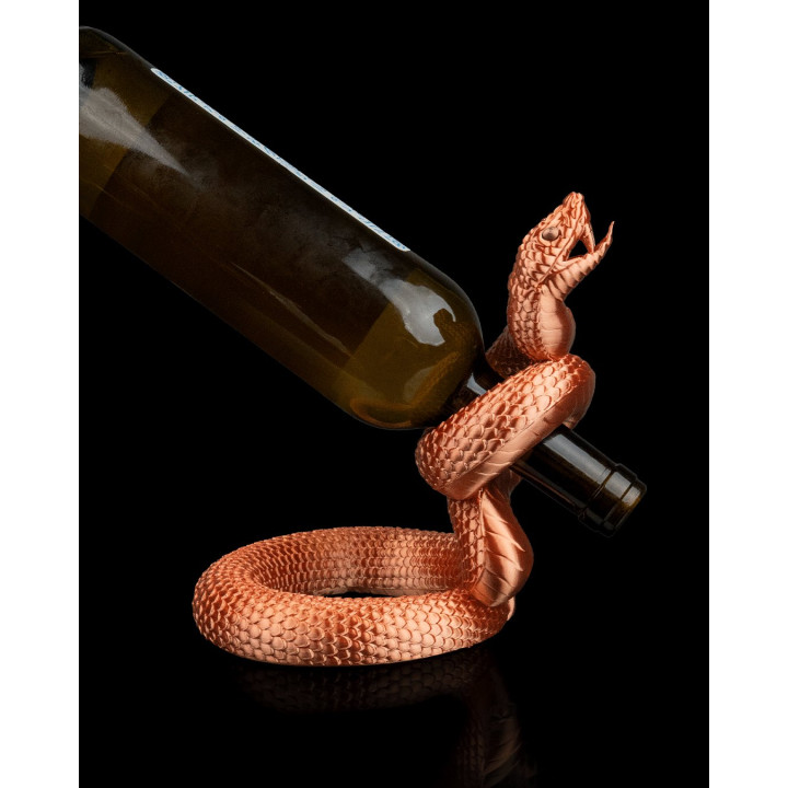 Vino Viper – Porte-Bouteille Serpent Décoratif