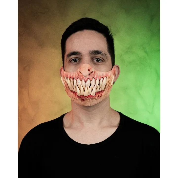 Demi-masque Monstre Crocs – Cosplay & Halloween