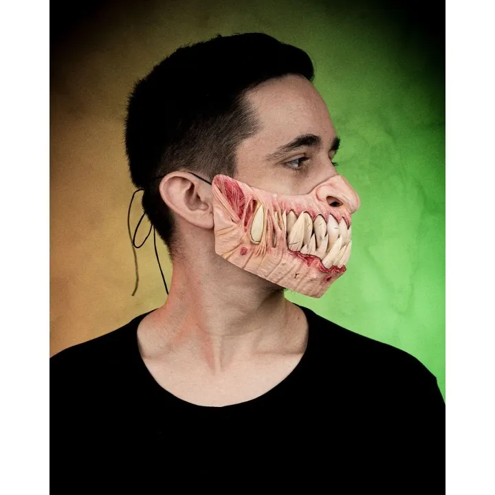 Demi-masque Monstre Crocs – Cosplay & Halloween