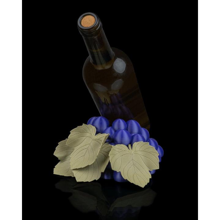 Porte-Bouteille Grappe De Raisin – Support Vin Décoratif