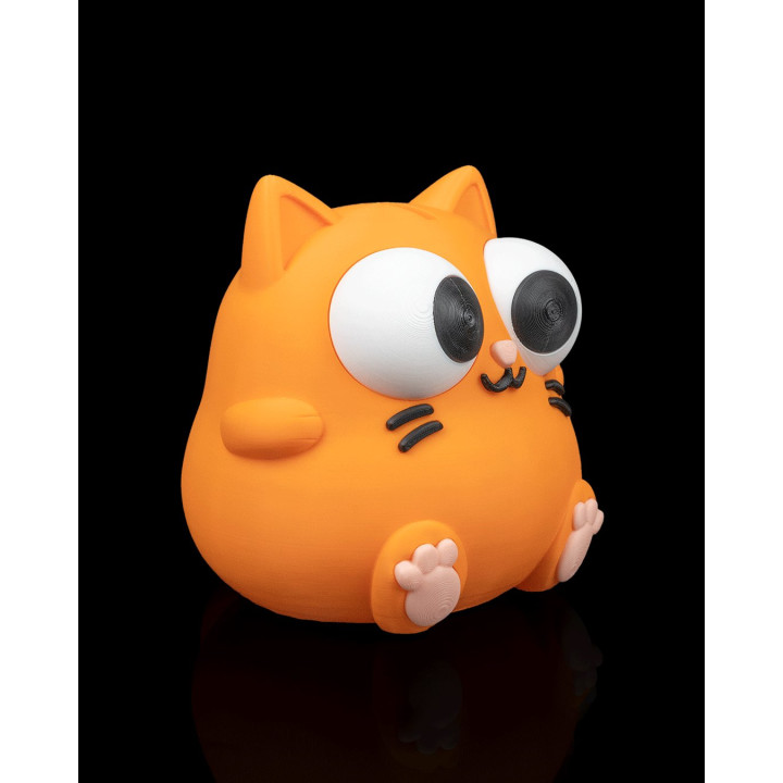 Tirelire Chat Rondouillard – Grosse Bouille Yeux Fous