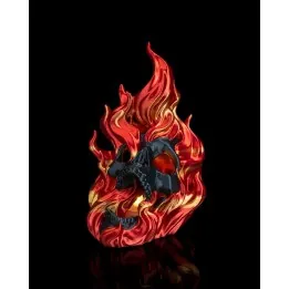 Crâne en Flammes – Déco Dark Made in Occitanie