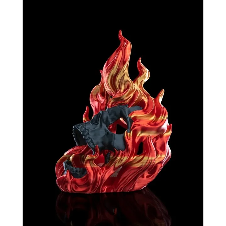 Crâne en Flammes – Déco Dark Made in Occitanie