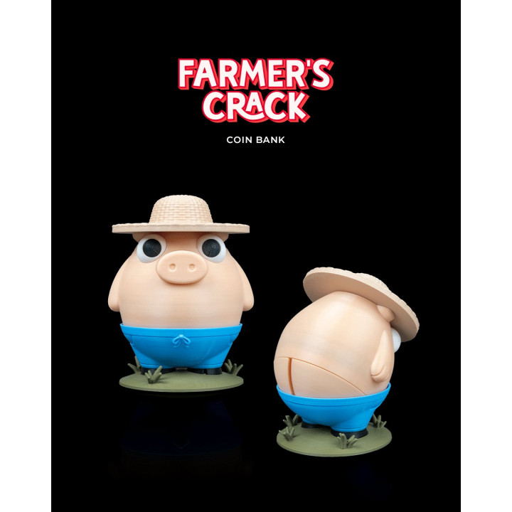 Tirelire Cochon Farmer'S Crack – La Tirelire Qui Vous Fera Sourire À Chaque Pièce !