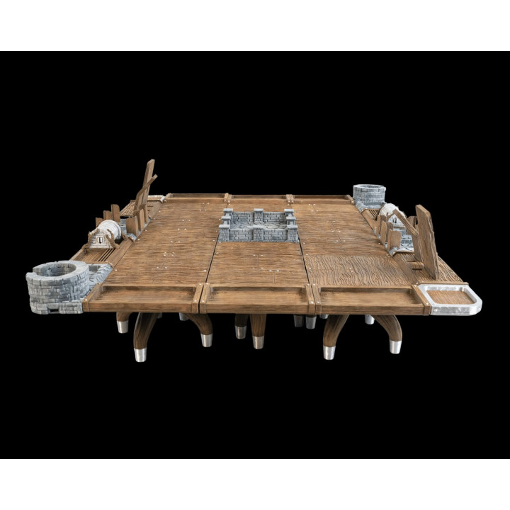 Cardbound Table – Table De Jeu De Cartes À Collectionner Style Médiéval Fantastique