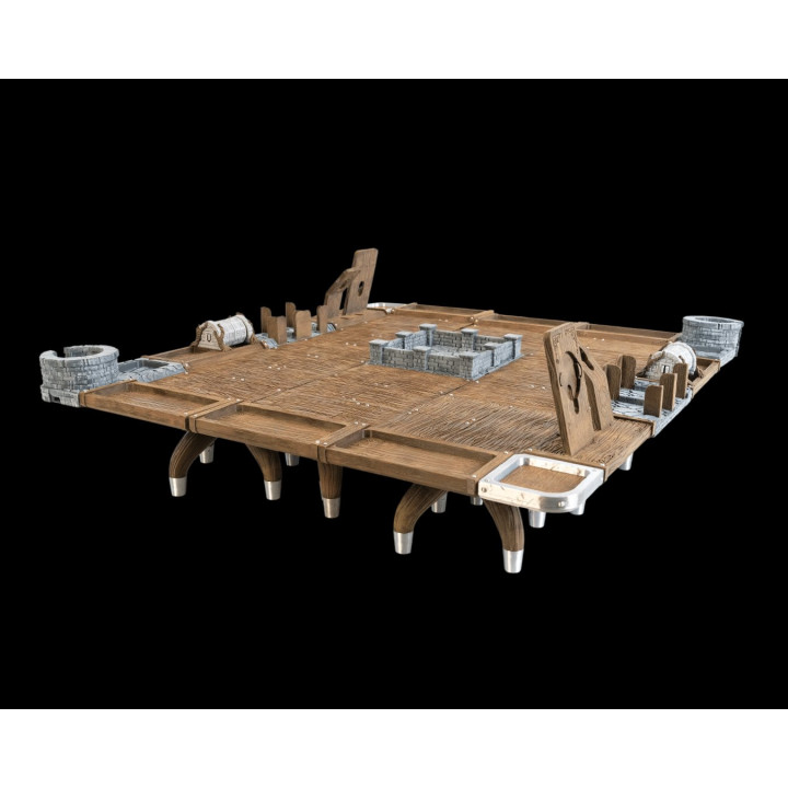 Cardbound Table – Table De Jeu De Cartes À Collectionner Style Médiéval Fantastique