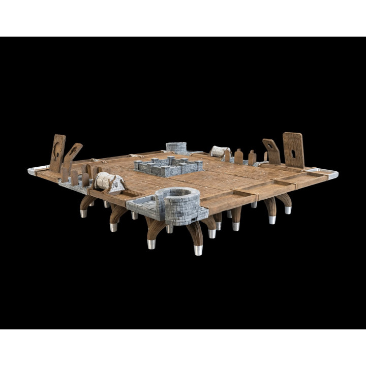 Cardbound Table – Table De Jeu De Cartes À Collectionner Style Médiéval Fantastique