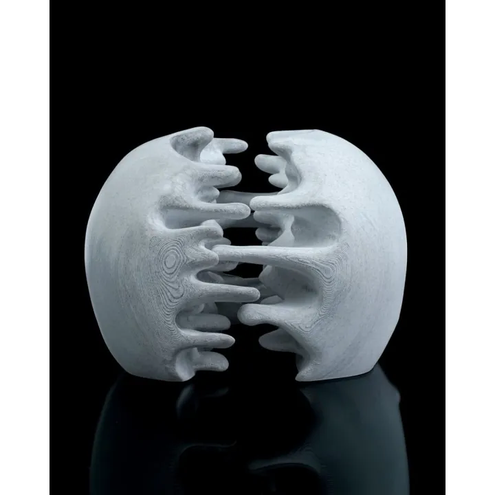 Crâne Double Mains – Sculpture Fantastique