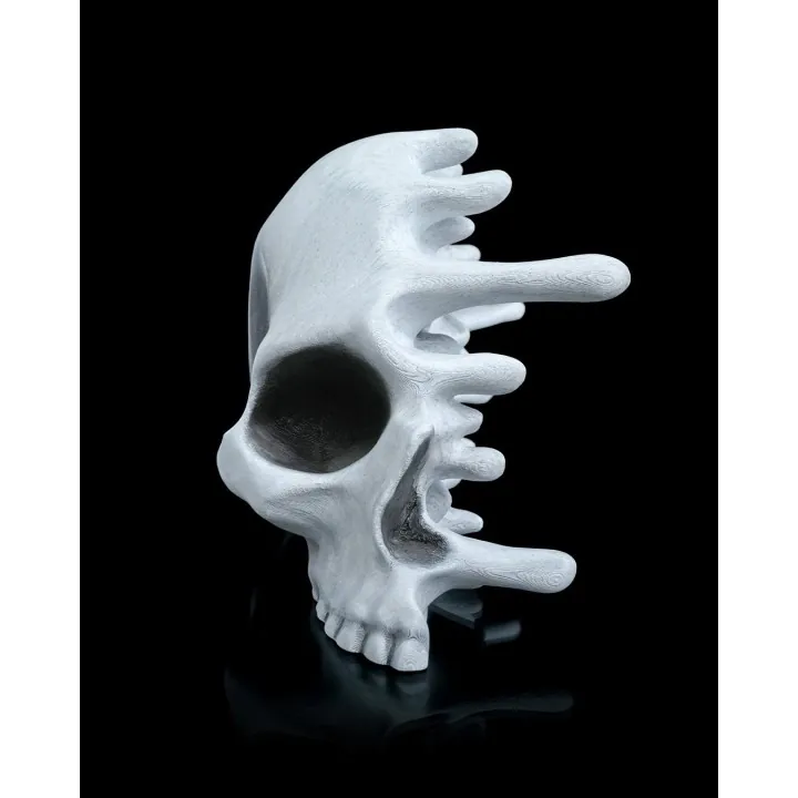 Crâne Double Mains – Sculpture Fantastique