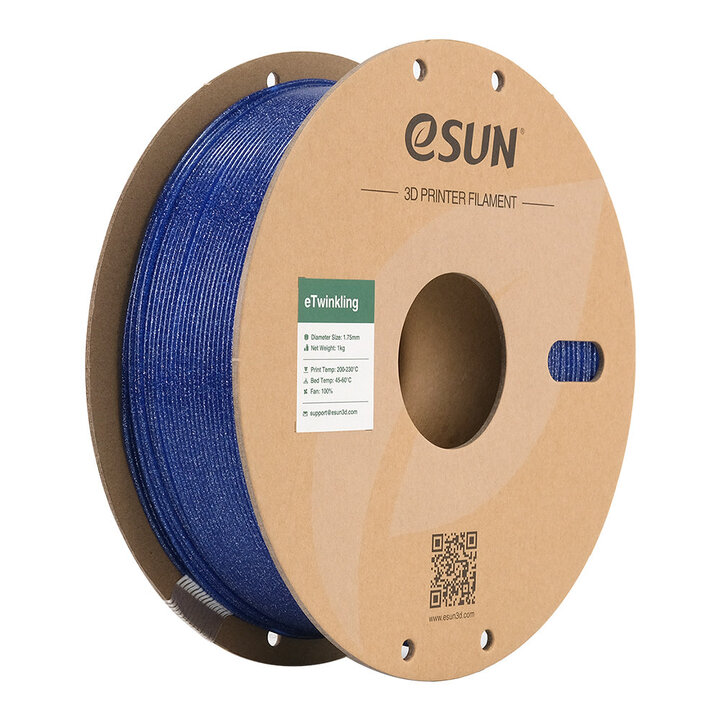 eSun - eTwinkling PLA - Bleu - 1,75 mm - 1 kg | Maison Drabiec