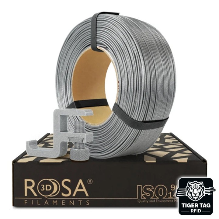 Rosa3D - PCTG - Argent Brillant (Brillant Silver) - 1,75 mm - 1 kg Ref