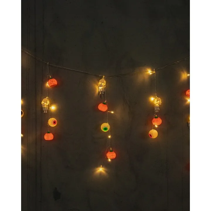 Guirlande Halloween 3D – Citrouilles & Crânes Occitanie