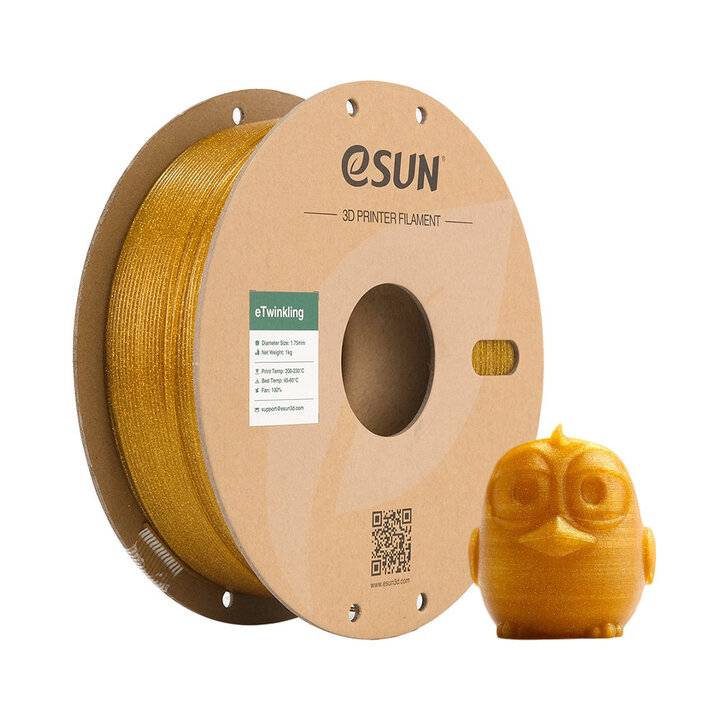 eSun - eTwinkling PLA - Or - 1,75 mm - 1 kg | Maison Drabiec