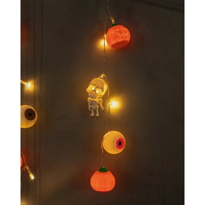 Guirlande Halloween 3D – Citrouilles & Crânes Occitanie