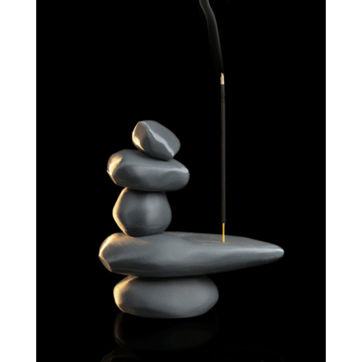 Porte-Encens Zen Balance – Cairn De Pierres Méditatives
