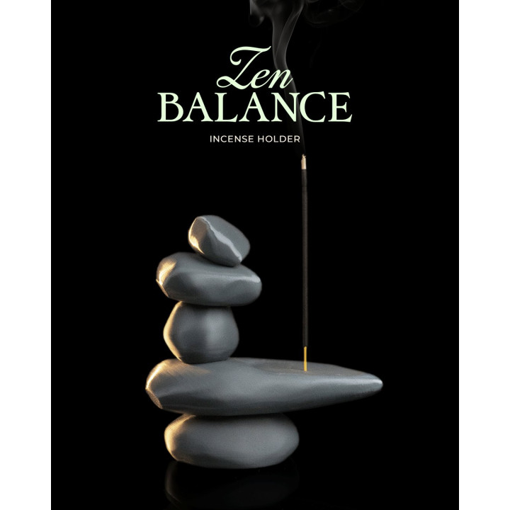 Porte-Encens Zen Balance – Cairn De Pierres Méditatives