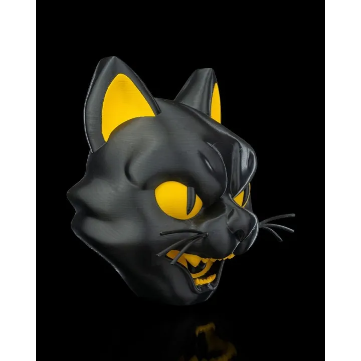 Lampe Chat Noir – Veilleuse Murale Made in Occitanie