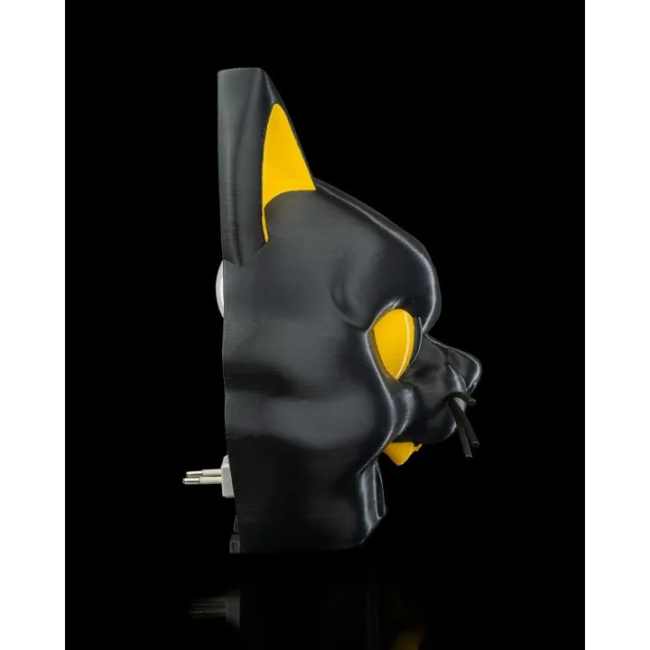 Lampe Chat Noir – Veilleuse Murale Made in Occitanie