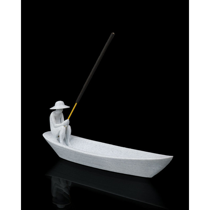 Porte-Encens Pêcheur En Barque – Still Waters