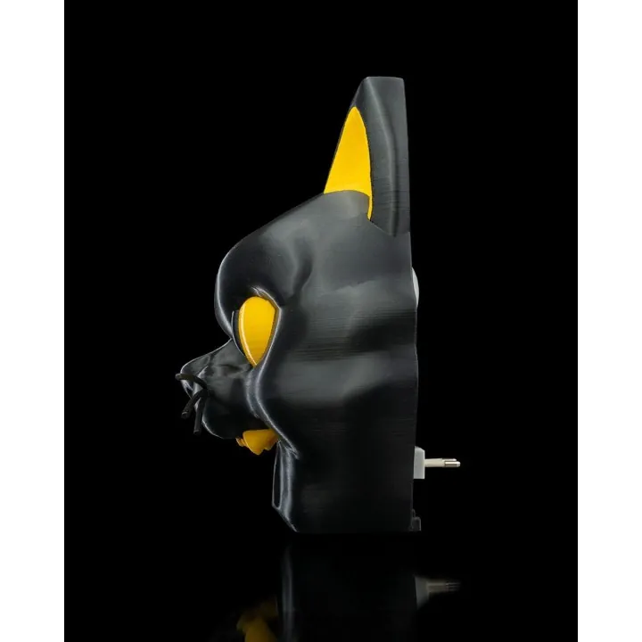 Lampe Chat Noir – Veilleuse Murale Made in Occitanie