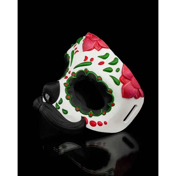 Masque Día de los Muertos Moustache – Made in Occitanie
