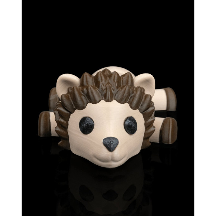 Hérisson Allongé – Figurine & Porte-Clés Décoratif Made In Occitanie
