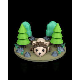 Hérisson Allongé – Figurine & Porte-Clés Décoratif Made In Occitanie