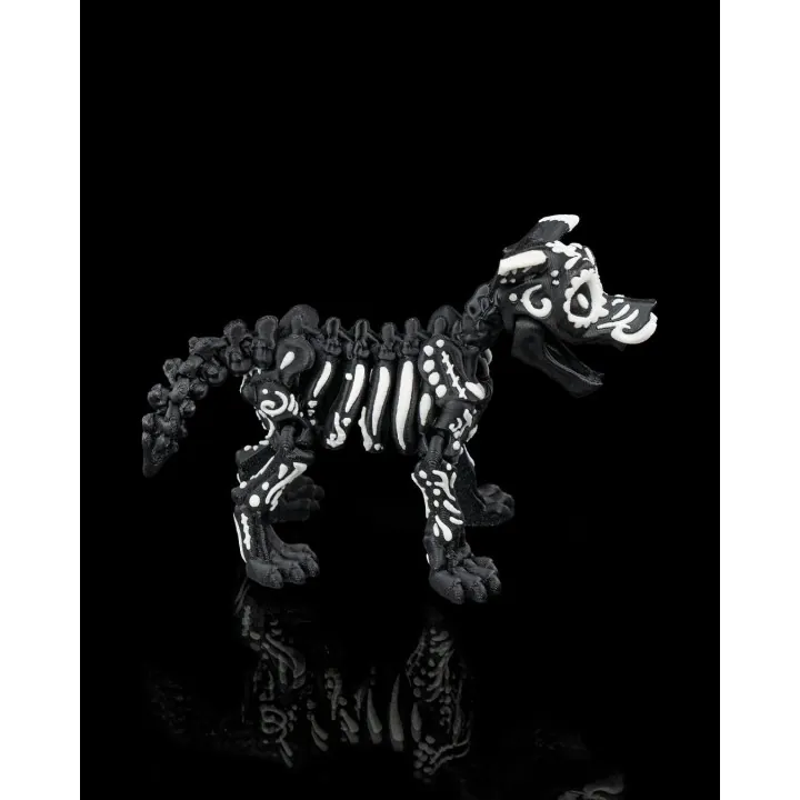 Figurines Chat & Chien Squelette Dia de los Muertos