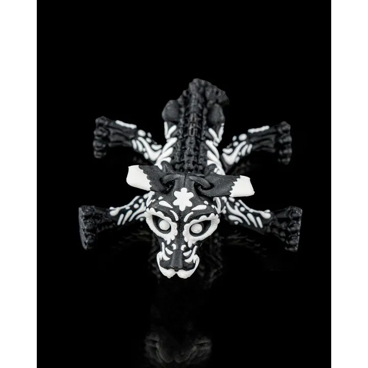 Figurines Chat & Chien Squelette Dia de los Muertos
