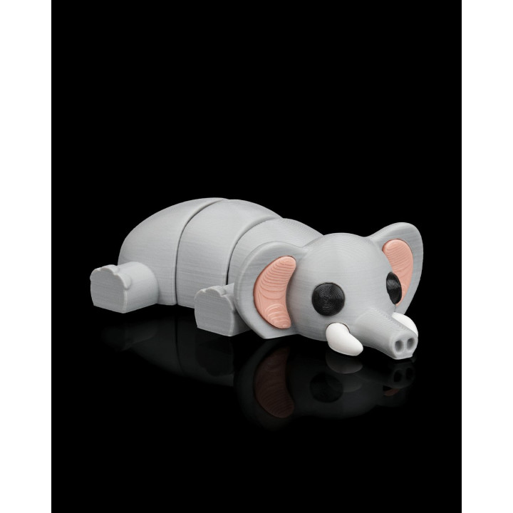 Elephant Ease – Éléphant Articulé & Porte-Clés Anti-Stress Made In Occitanie