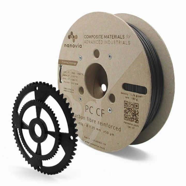 Nanovia - PC Fibre de carbone - Noir - 1,75 mm - 500 g…