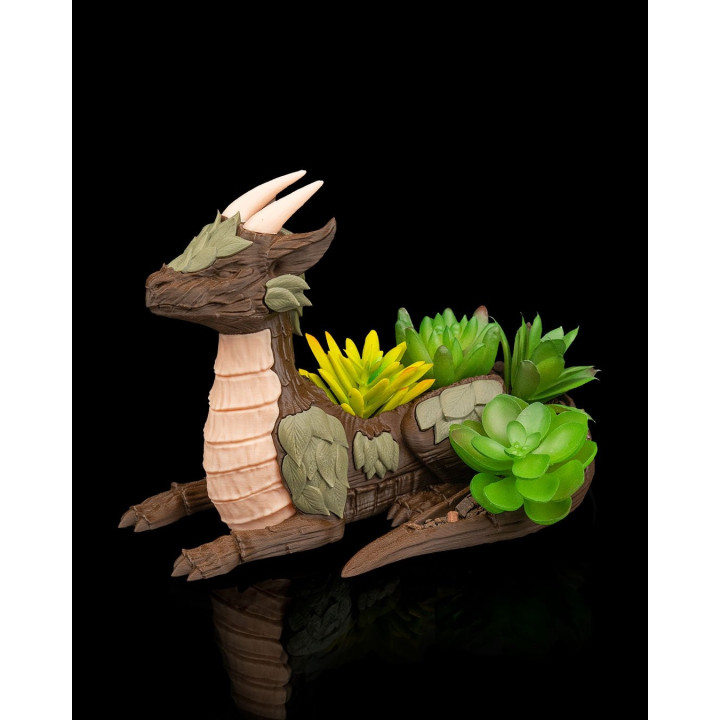Barkscale Sentinel – Pot De Fleurs Dragon Gardien