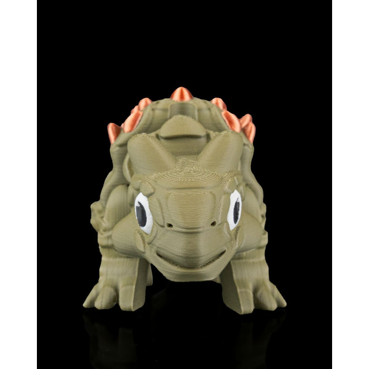 Ankylosaurus Flexi – Dinosaure Articulé Tout-En-Un
