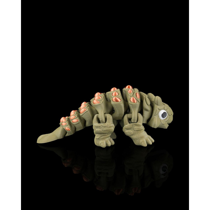 Ankylosaurus Flexi – Dinosaure Articulé Tout-En-Un