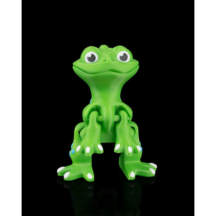 Gecko Flexi Lézard Articulé – Figurine Rigolote & Craquante