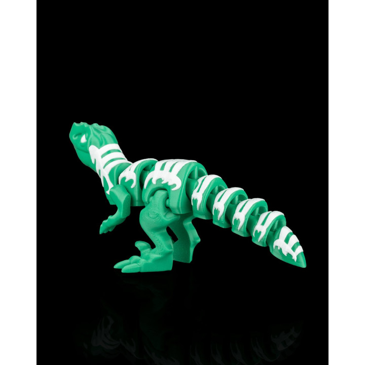 Vélociraptor Flexi Articulé – Dinosaure Souple À Poser