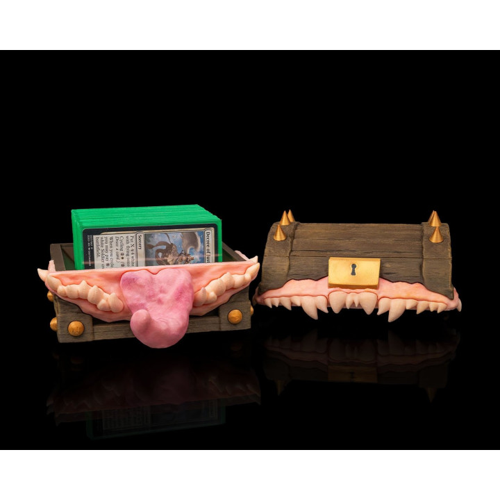 Greedy Chest – Boîte À Deck Monstre Affamé