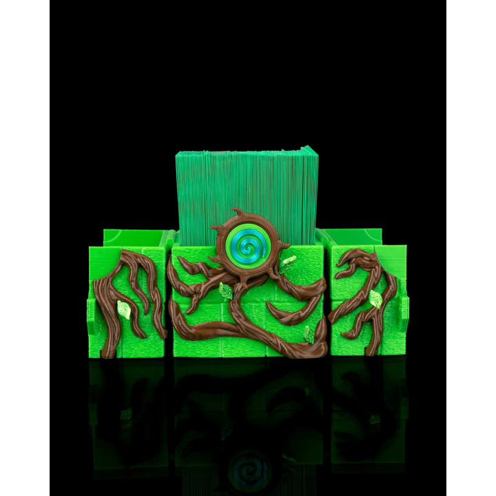 Boîte De Deck "Box Of The Grove" – Rangement Cartes Esprit De La Forêt