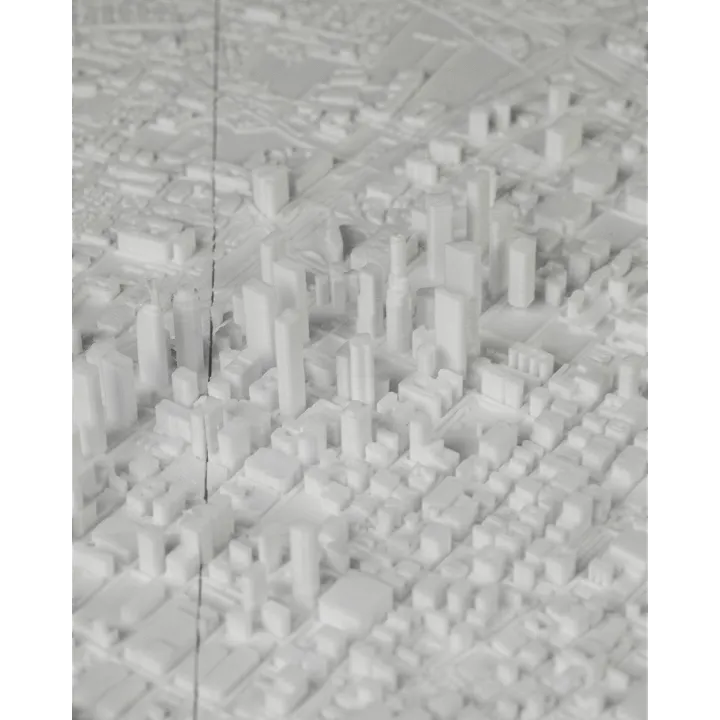 Carte 3D De Los Angeles – Maquette Relief De La Ville