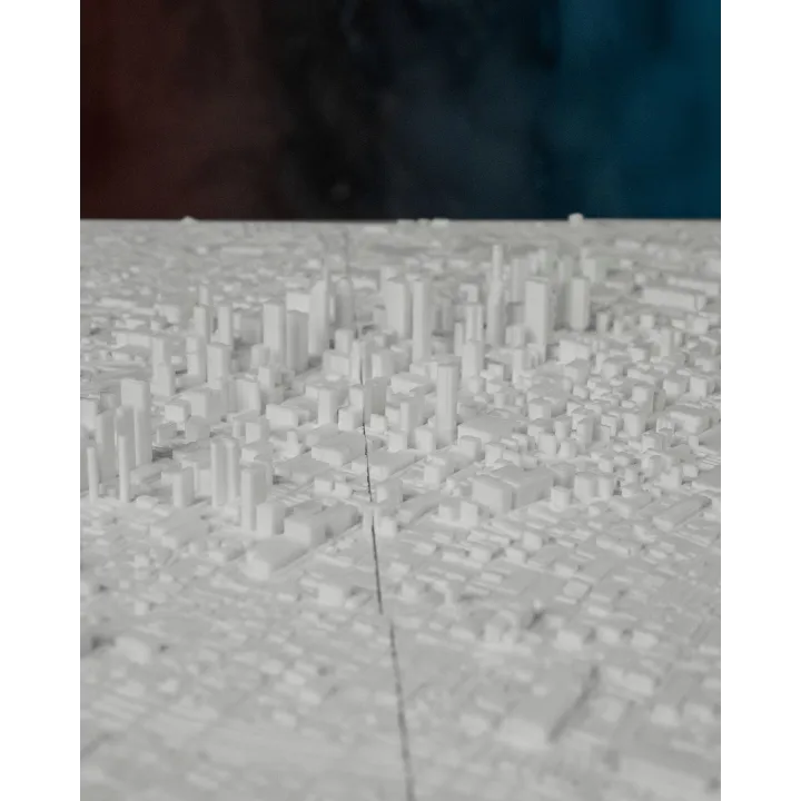 Carte 3D De Los Angeles – Maquette Relief De La Ville