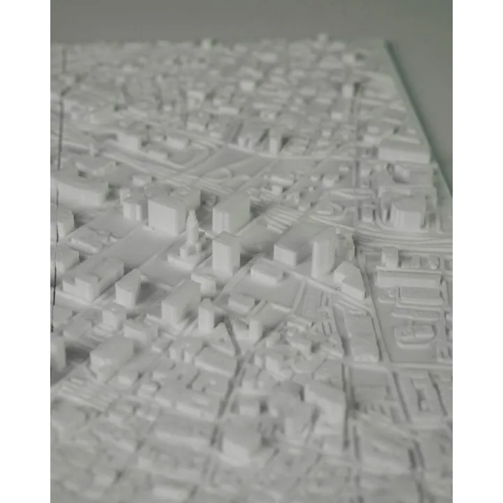 Carte 3D De Los Angeles – Maquette Relief De La Ville