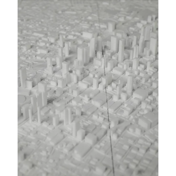 Carte 3D De Los Angeles – Maquette Relief De La Ville