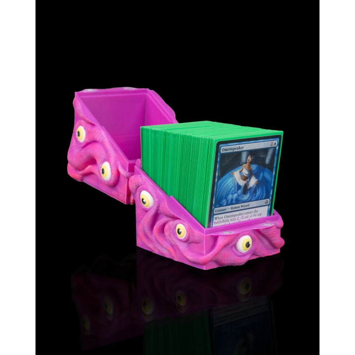 Deck Box Monstre "L'Œil Du Tout-Voyant" – Boîte À Cartes Créature